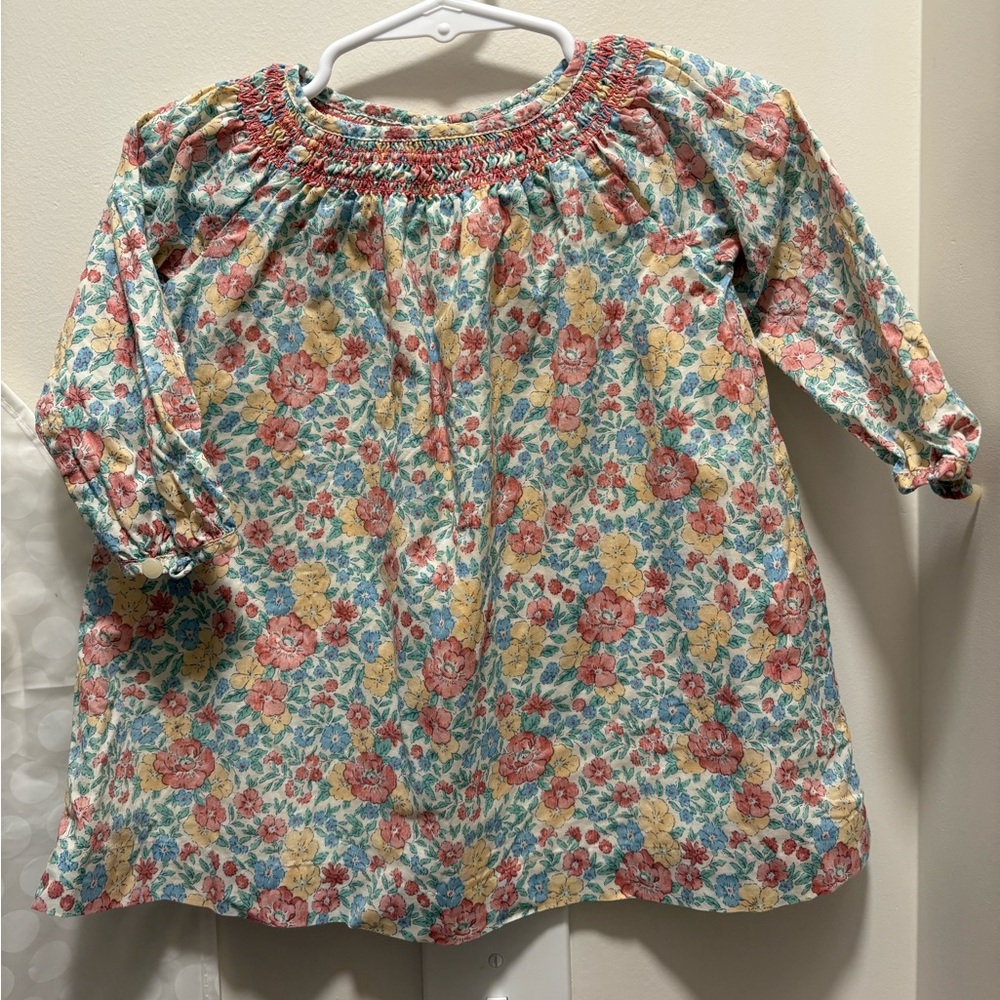 Ralph Laure Floral Peasant Dress